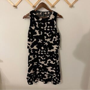 NWT Banana Republic Black and Cream size 8 dress
